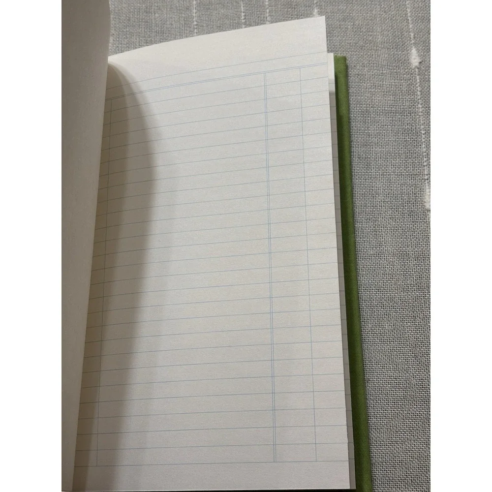 Vintage Green Fabric Log Book Military Federal Supply Record Journal New 8x5